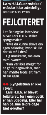 Avisudklip: Fejlciteret, Ekstra Bladets Slyngelstuen, 9. juni 2021. Fotograf krediteret i avisen: Gregers Tycho.
