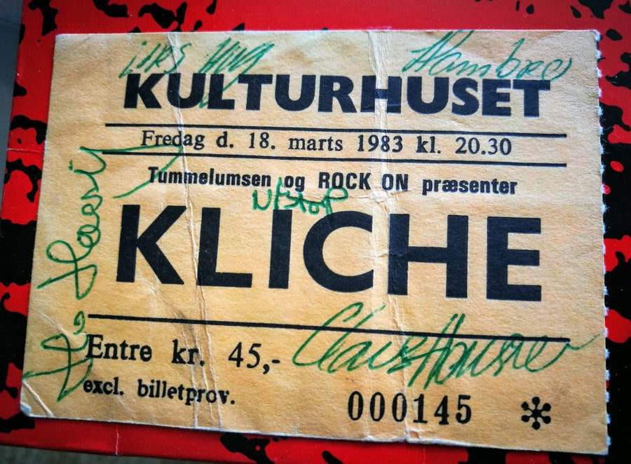 Kliché – Kulturhuset, Roskilde · 18. marts 1983. Arkiv: Søren Bombæk / HUG-info.dk.